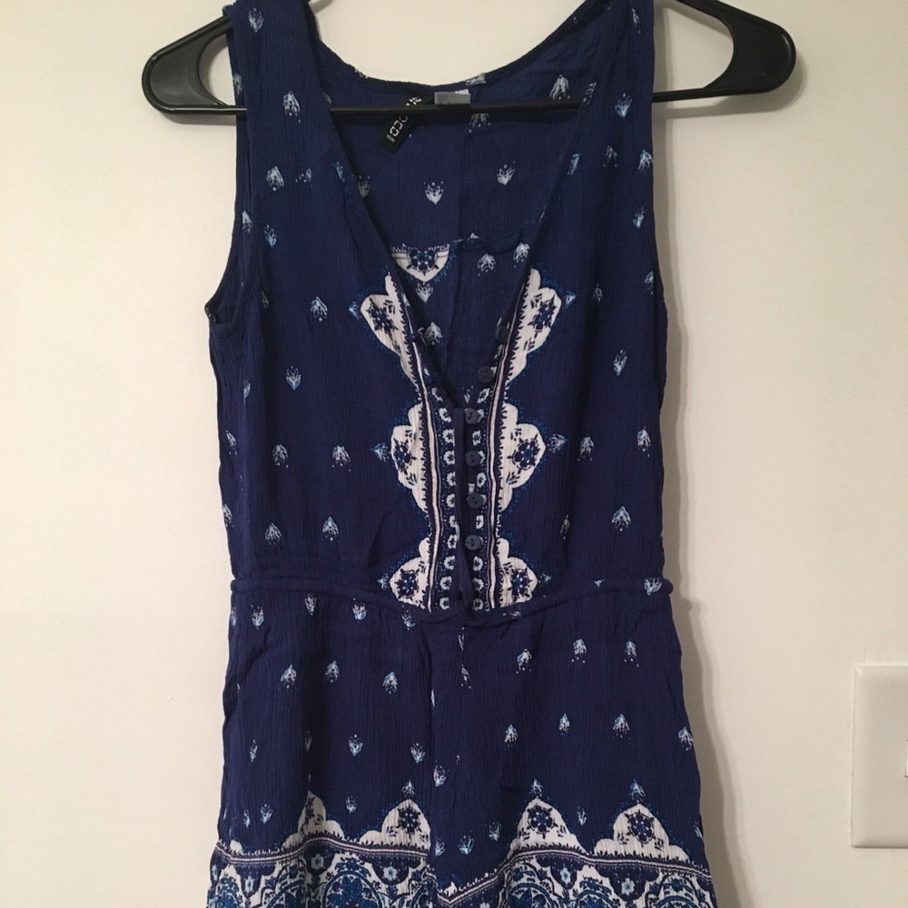 H&M blue romper